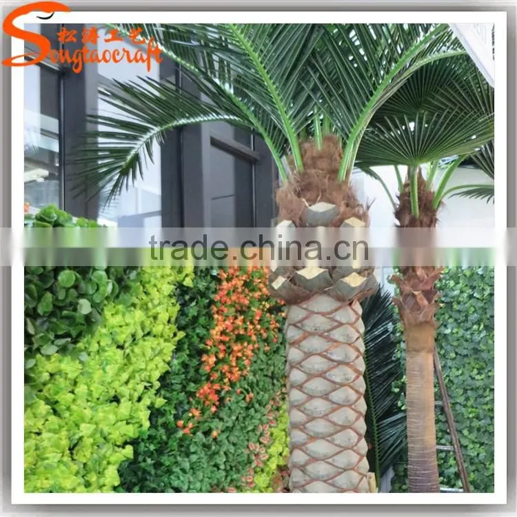 Songtao suplier artificial date palm tree customized fibeerglass date palm tree fiberglass artificial palm trees