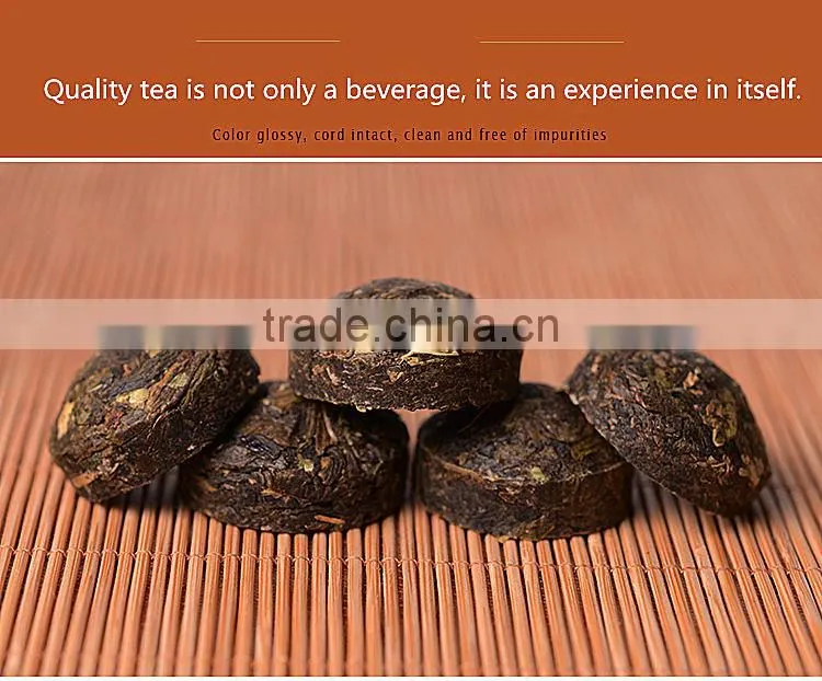 Organic slimming tea puerh blood sugar reducing tea mini tuo tea