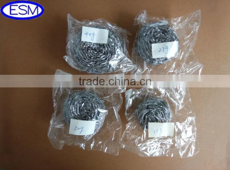 ss410/GI Stainless Steel spiral Scourer,kitchen scrubber