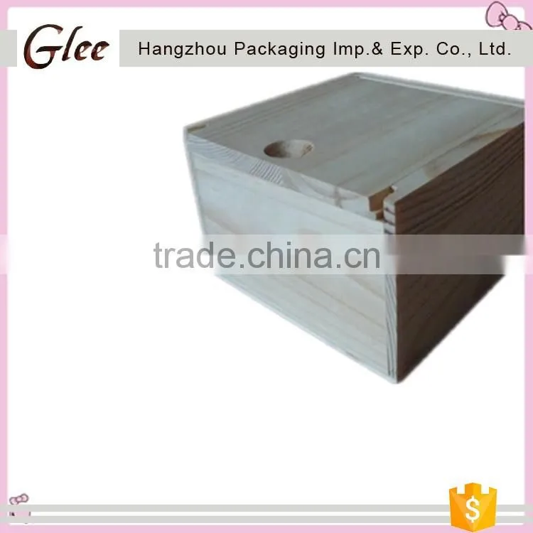 Beautiful and classical wooden chinese tea box with sliding lid