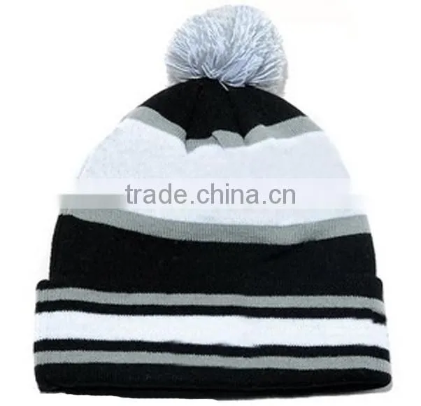pattern custom free knitting knitted pom funny beanie hat