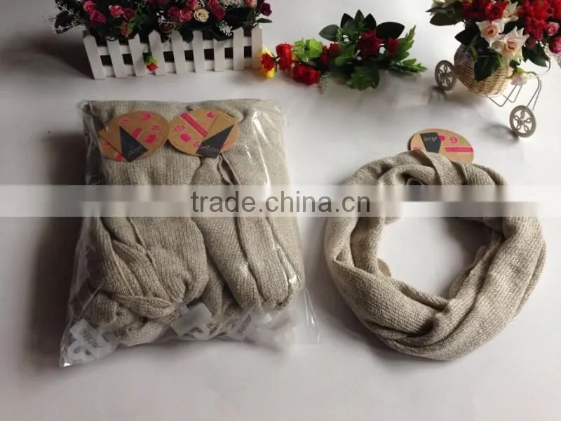 flat machine girls fashion cheap knit scarf