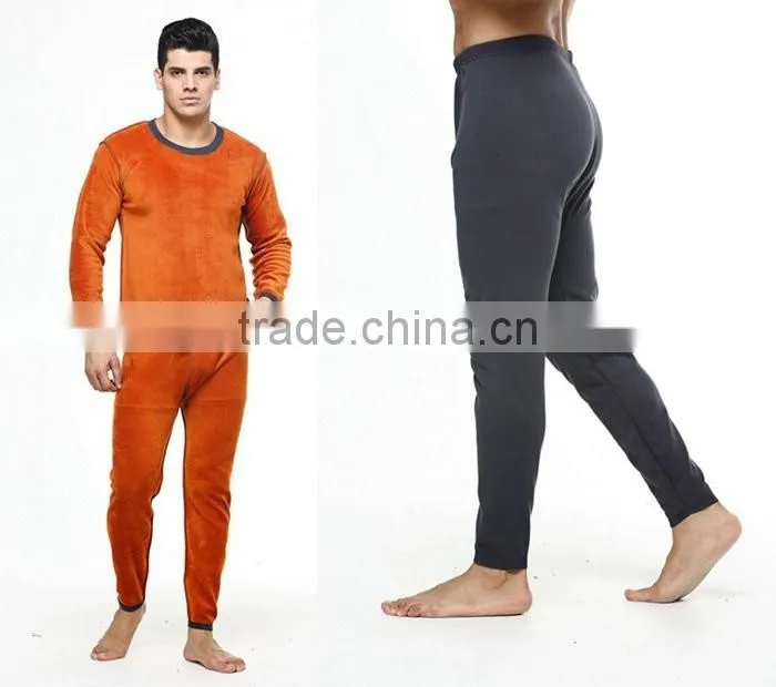 Wholesale New Design Plain Soft Heated Thermal Underwear For Men