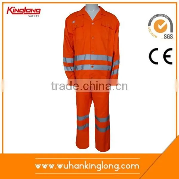 Long sleeve custom design comfortable industrial safety working uniforms