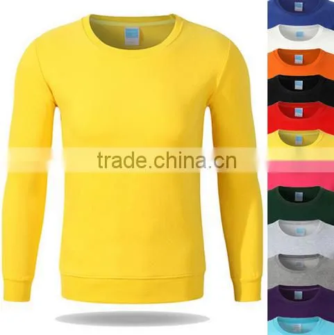 Low MOQ hot custom cheap blank pullover college student hoodies without hood