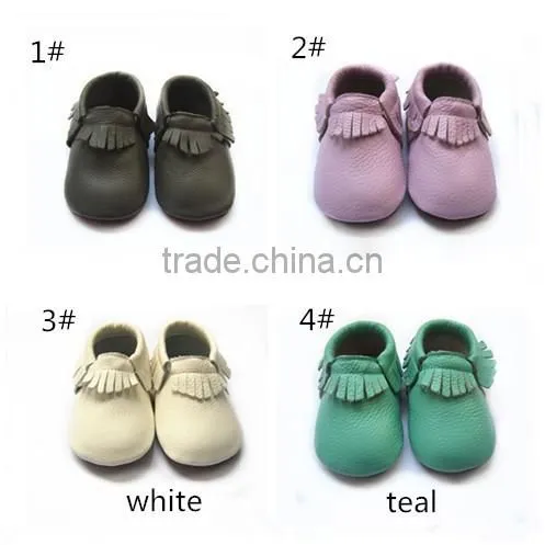 rubber sole baby moccasins suede baby shoes