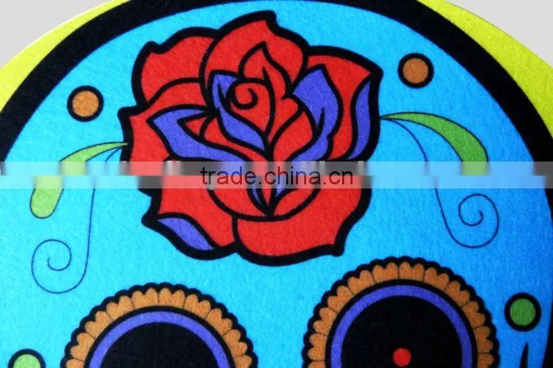 Felt disc mats