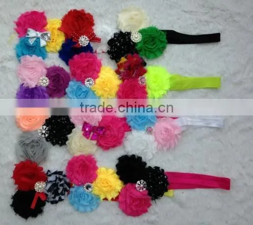 shabby rose headband baby headband infant hedband wholesale