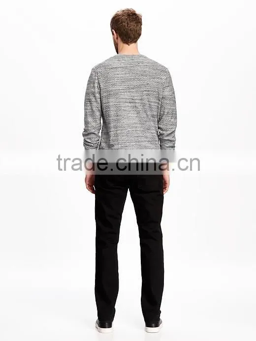 Comfortable Sweater Textured Crew-Neck Sweater For Men