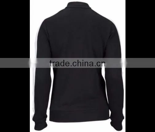 Custom new design sports/casual women red/ black loose track suit