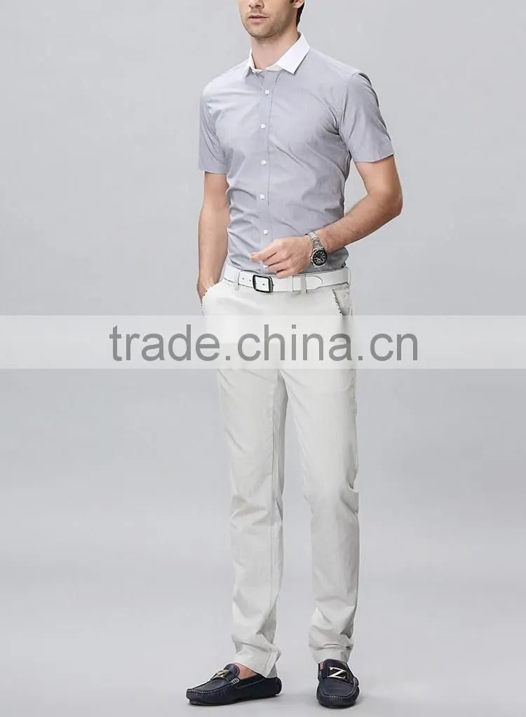 Stylish men t shirts collar contrast cheap fashion t shirts