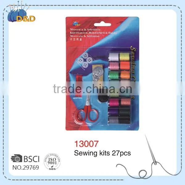 China supplier mirror with comb sewing kit