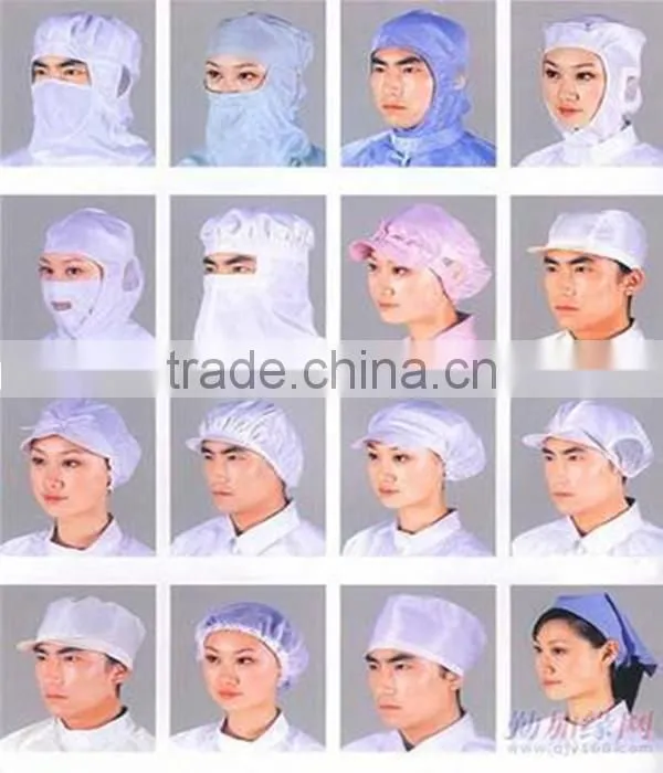 Antistatic ESD cleanroom cap/anti static hat/work cap manufacturer