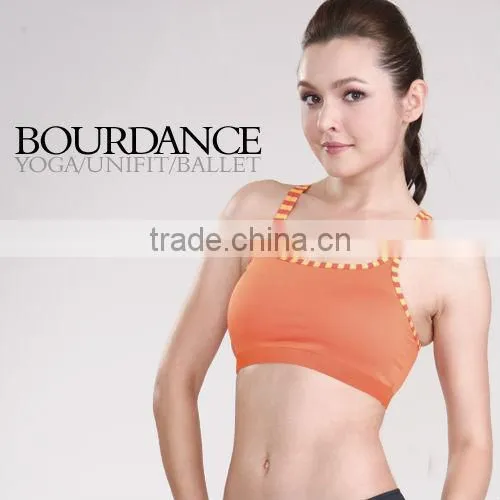 New Spring - Gym Wear Stripe Sports Bra