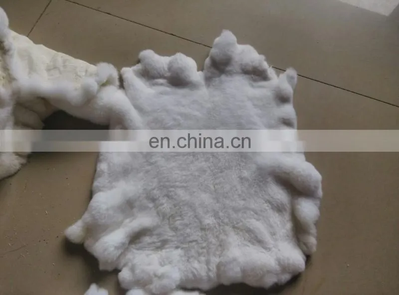 100% Natural Rex Rabbit Fur Skin Dyed Rex Rabbit Fur Pelt From China