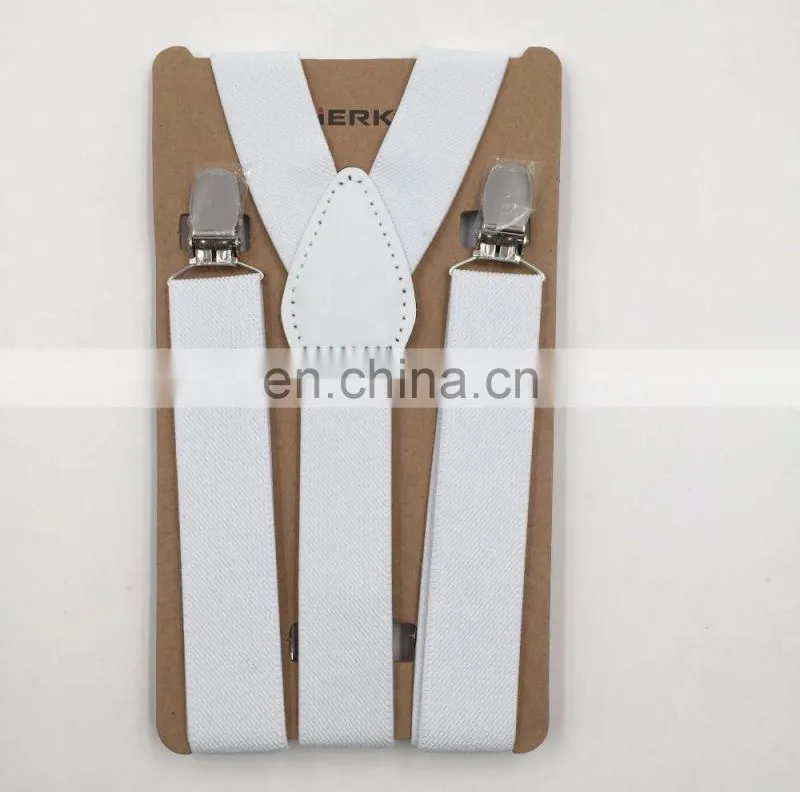 2017 HOT SALE best quality kids suspenders 25 colors available