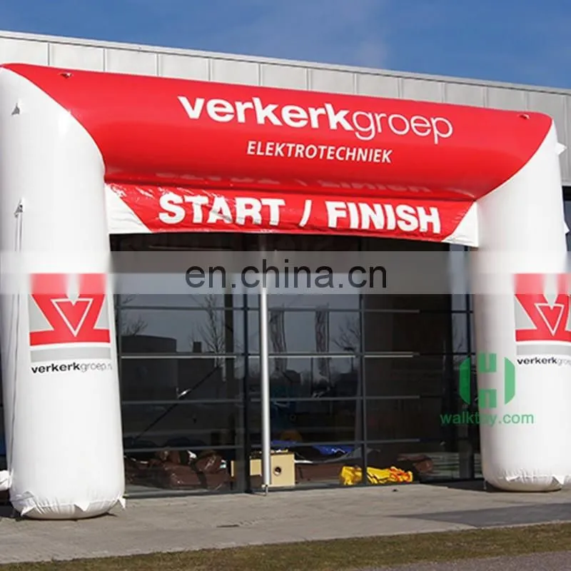 Inflatable arch main door design for entrance
