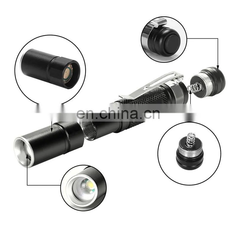 2016 Professional Waterproof ABS LED Diving Flashlight 4*AA 800 Lumens Q5 Diving Torch Flash Light lanttern Underwater Lights