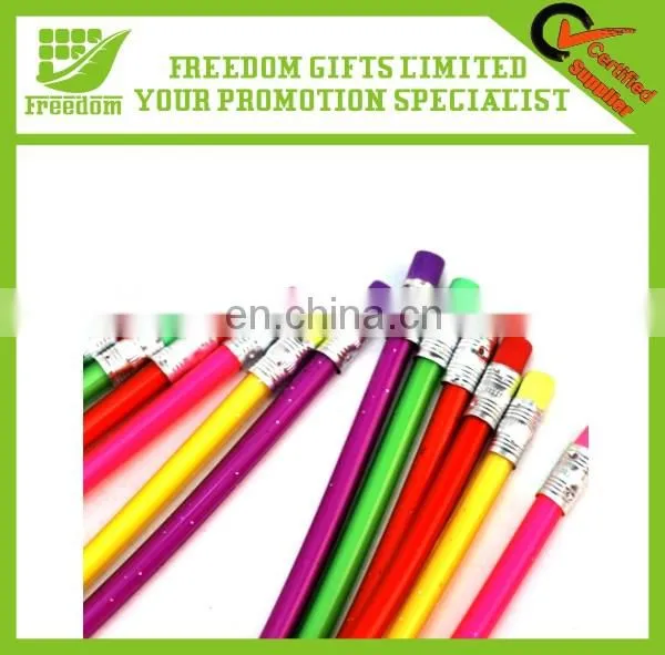 2014 New Arrival Unique Promotion Plastic Flexible Pencil