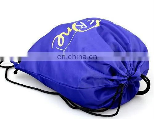 Custom Printing Logo Waterproof Nylon Drawstring Bag