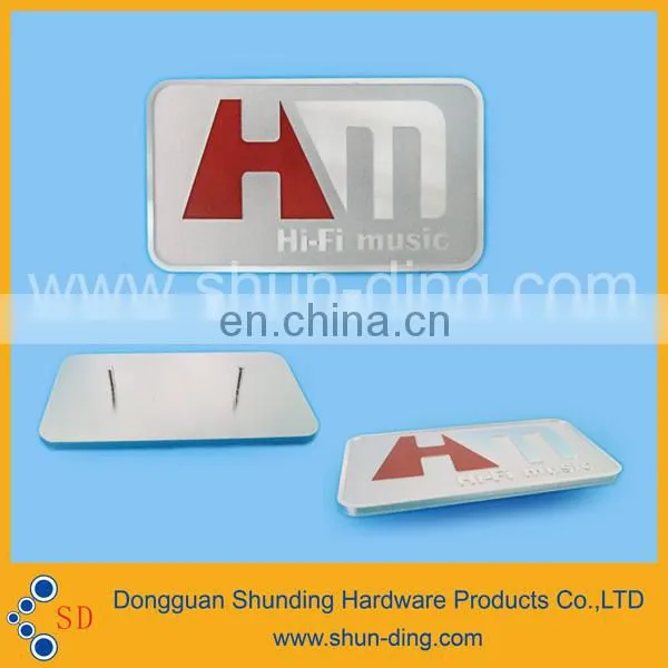 Engraving Alluminum CNC Nameplate with own logo