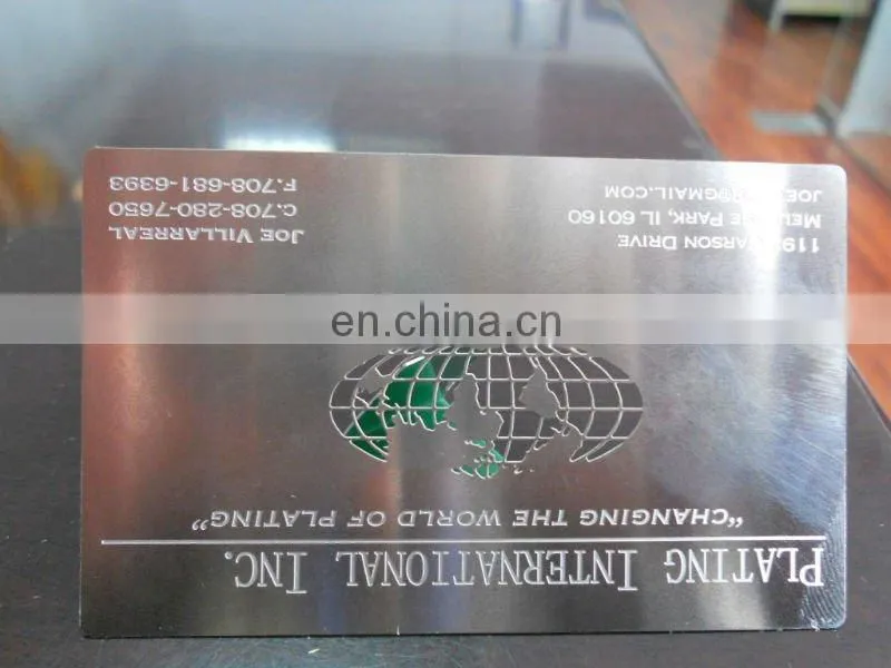 Engraved Metal Card