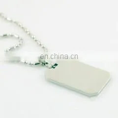 New design and customized plain dog tag