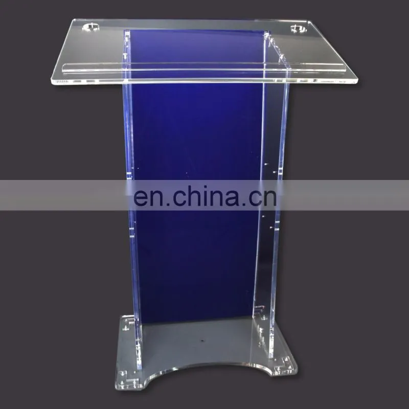 customized Acrylic Podium Pulpit Lectern, Acrylic Desktop Lectern