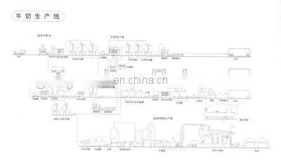 small scale pasteurized dairy production line/processing plant