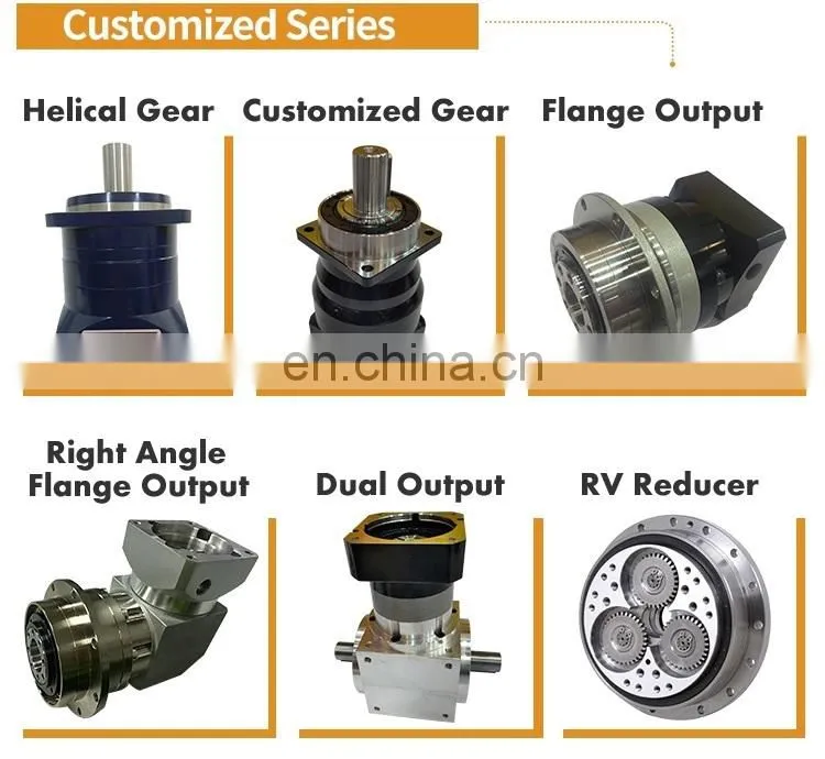 Second Stage Planetary Gear Box Speed Reducer Nema23 60mm Stepper Motor 80:1 Ratio