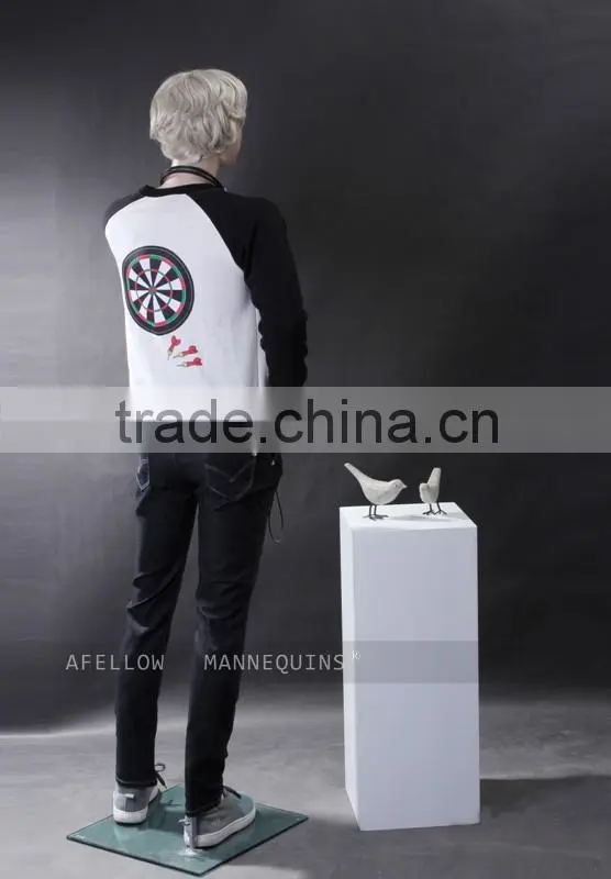 Teenager Fiberglass Boys Mannequin Realist Dummy Manikin SK08