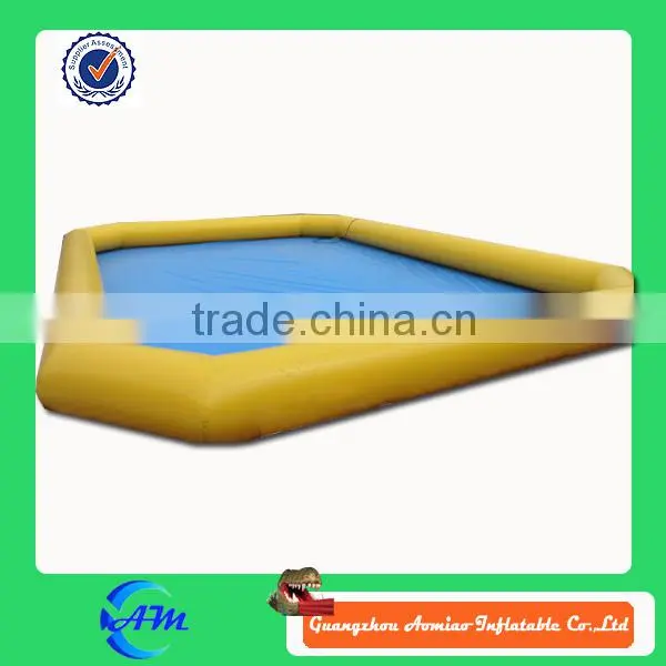 customized size inflatable water pool with curtain inflatable walking water ball pool for sale