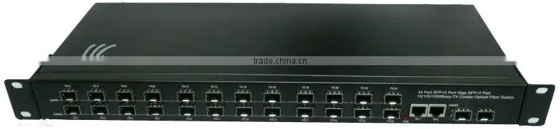8Years Factory Sell 10/100Mbps 24 Port Network Ethernet POE Fiber Switch
