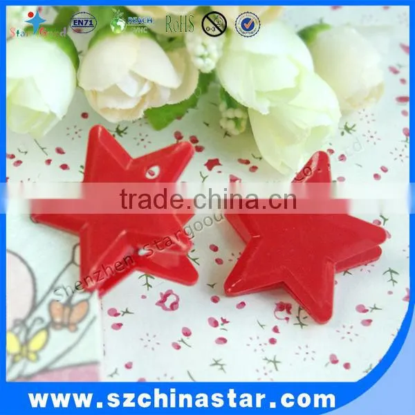 Plastic star shape binder clip from Shenzhen stargood