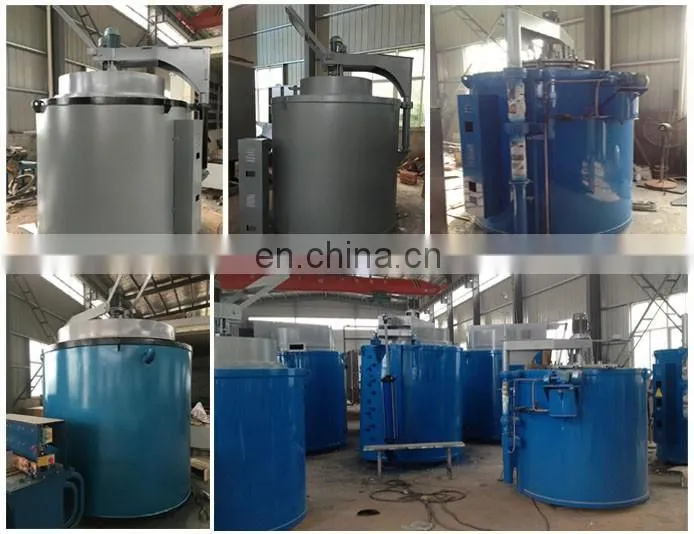 pit or well type gas carburizing furnace