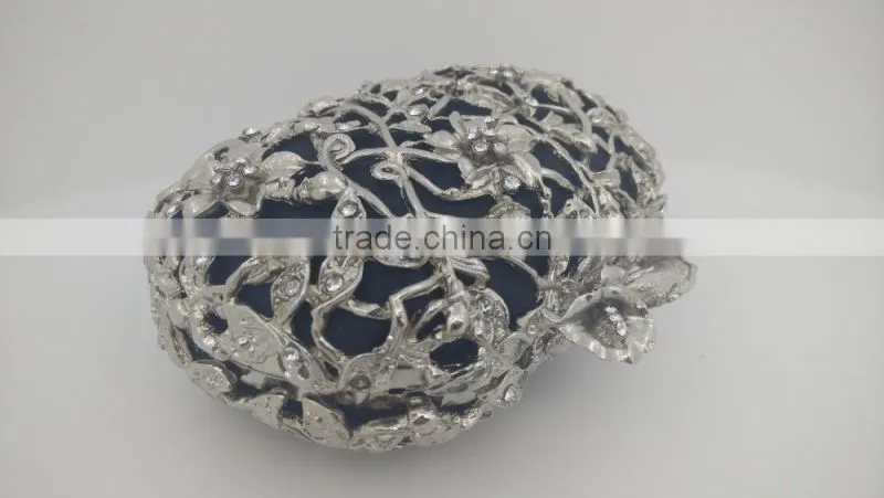 Brilliant Diamond Metal Frame Luxury Evening Party Clutch Bag With Chain For Women