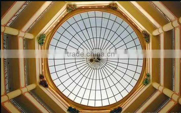 Good display and good migratory steel structure dome atrium roof