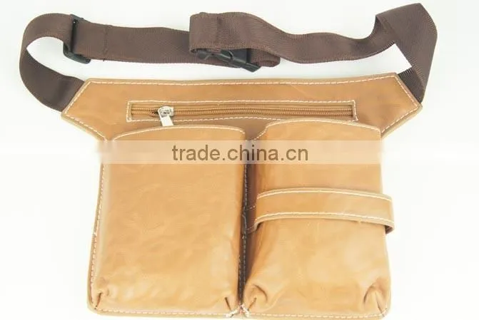 Custom leather hair extension bag,hairdresser tool bag,leather hair salon tool bag