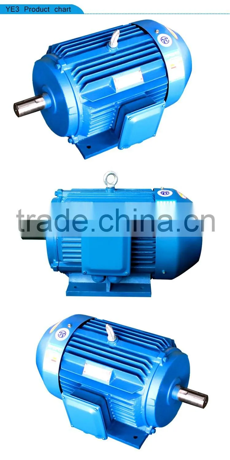 1.1kw 4 pole YE3/IE3 series three phase high efficiency motor