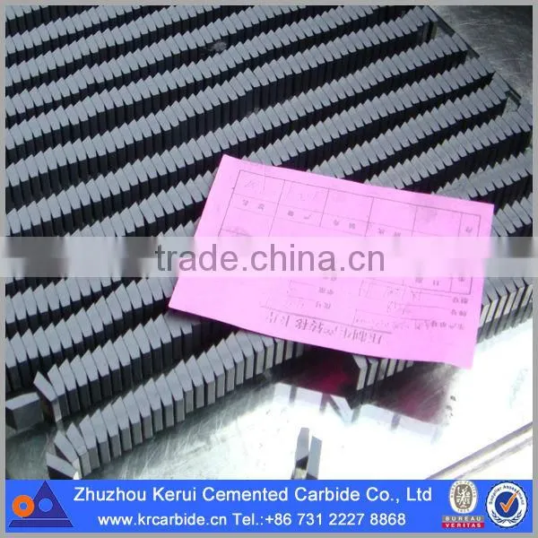 BK8, BK8KC carbide tips welded onto the saw blade for cutting stone