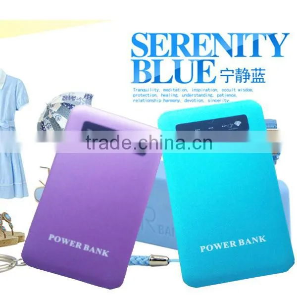 Portable mobile power bank perfume 5600mah for samsung