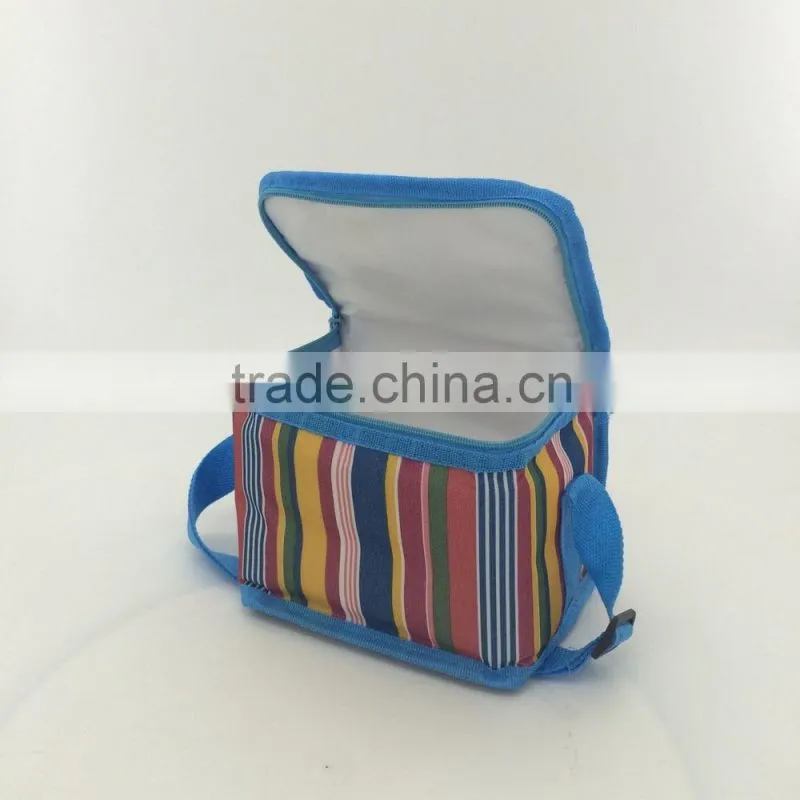 Non women fabric cheap durable insulated lunch bottle cooler bag