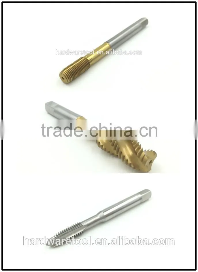 HSS BSP Pipe Spiral Pointed Machine Thread Tap 1 / 8 Pitch