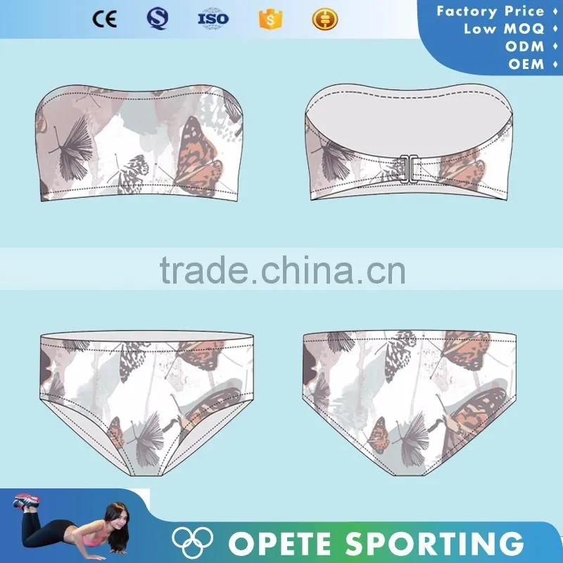 (ODM/OEM Factory)Wholesale Cheap Price Sexy Women Printed Nylon/Spandex Bikini Swimwear /Womens Swimsuits