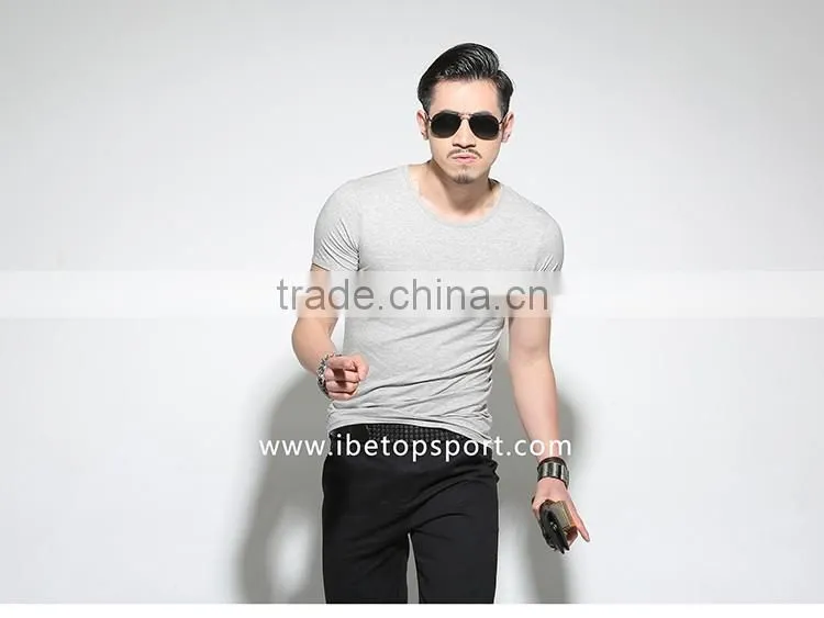 2016 casual clothing men t shirt 100% cotton custom shirts