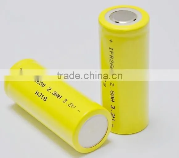 China lipo battery for quadcopter IFR26650E 3300mAh 3.2V