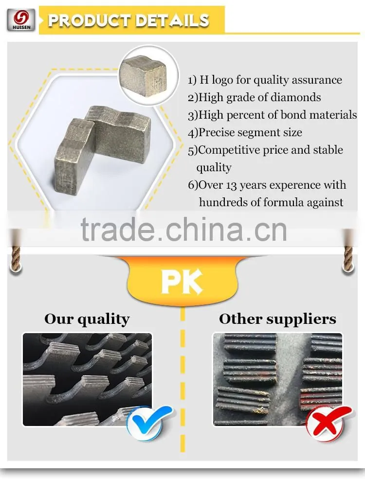 Diamond Segment For Basalt
