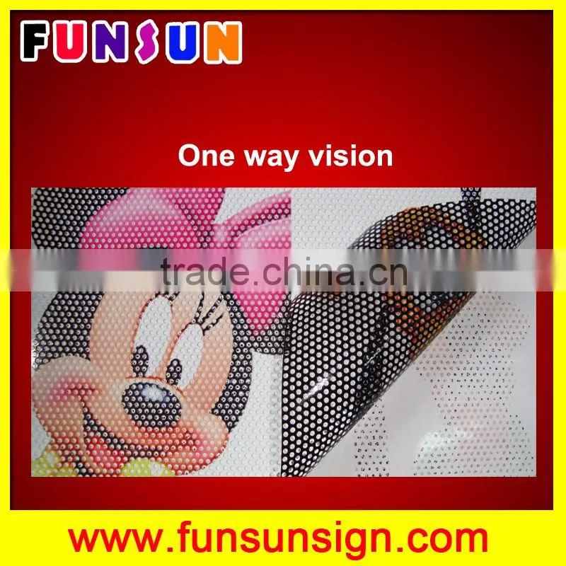 Perforated sticker printing/glass sticker one way vision