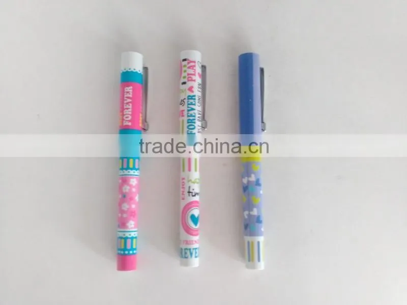 promotional ball pen plastic painting style ballpen