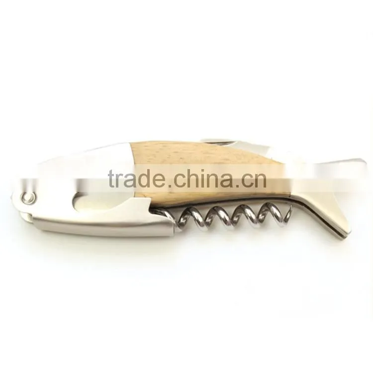 Fish shape wine opener